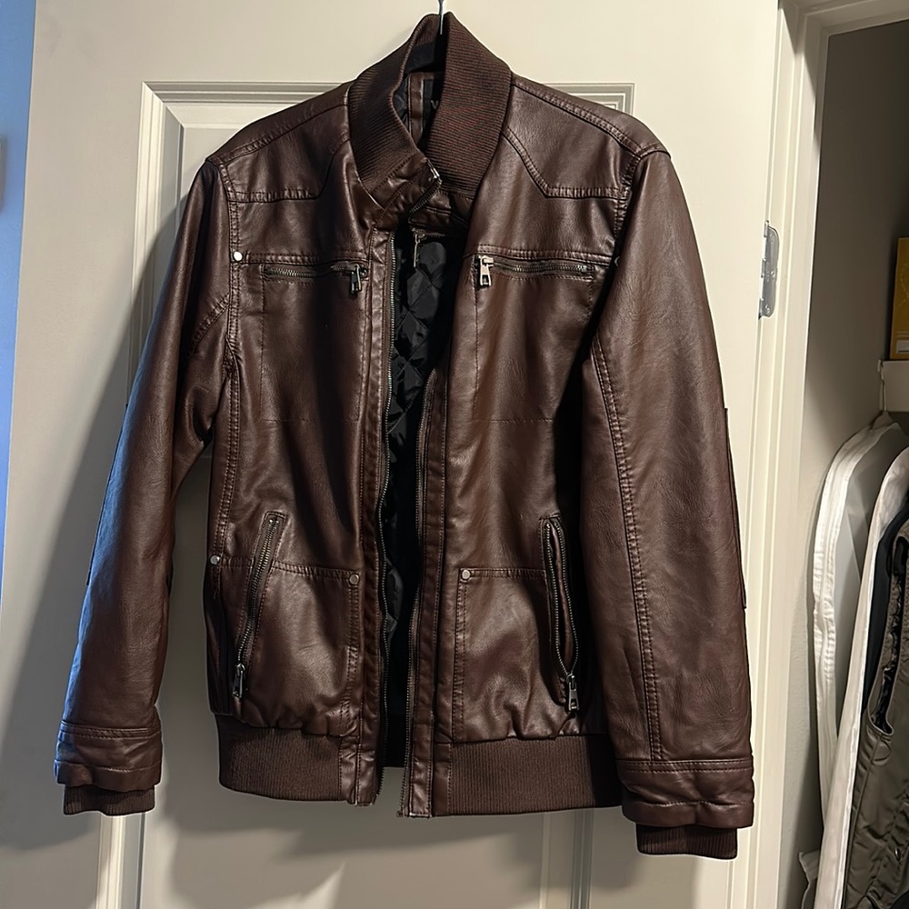 Leather jacket